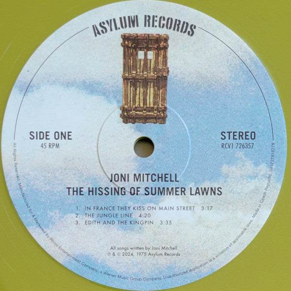 Joni Mitchell - The Hissing Of Summer Lawns (VMP | GREEN VINYL) | Mint (M) Mint (M)-Music History