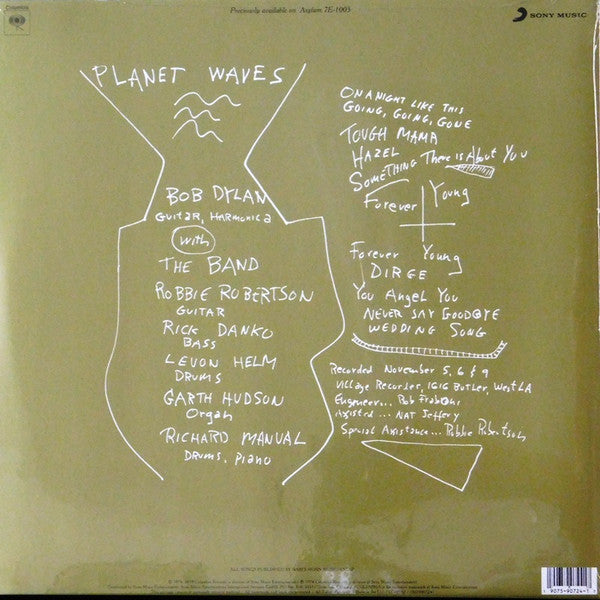 Bob Dylan - Planet Waves (VINYL) | Mint (M) Mint (M)-Music History