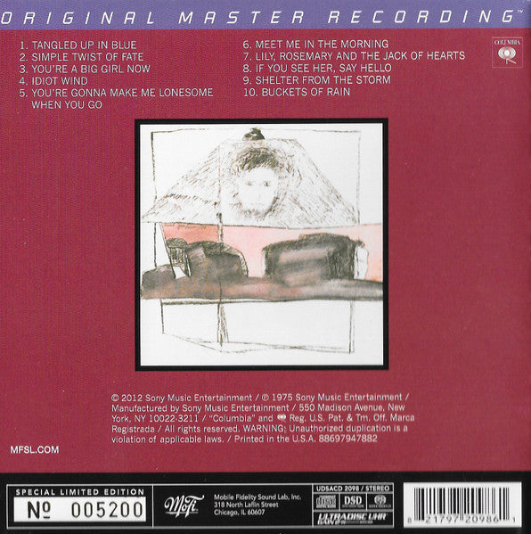 Bob Dylan - Blood On The Tracks (SACD) | Mint (M) Mint (M)-Music History