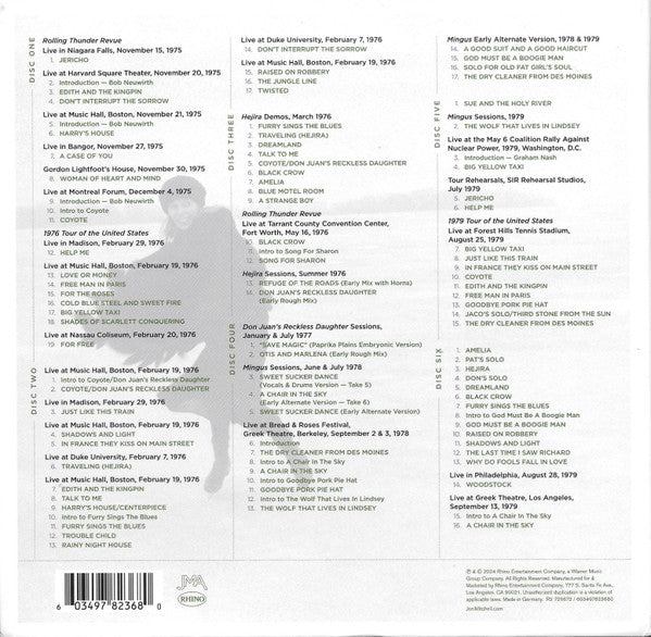 Joni Mitchell - Archives Volume 4: Asylum Years (1976-1980)(CD BOX) | Mint (M) Mint (M)-Music History