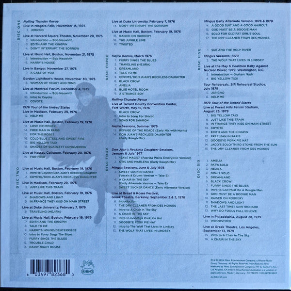 Joni Mitchell - Archives Volume 4: Asylum Years (1976-1980)(CD BOX) | Mint (M) Mint (M)-Music History