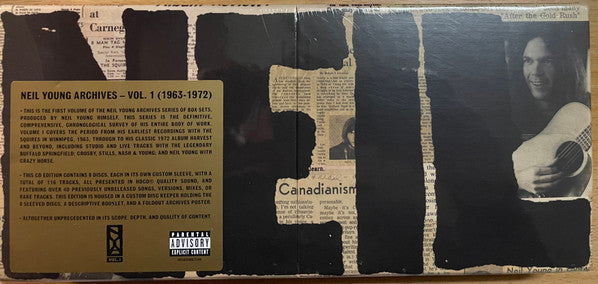 Neil Young - Neil Young Archives - Vol. I (1963-1972)(CD BOX) | Mint (M) Mint (M)-Music History