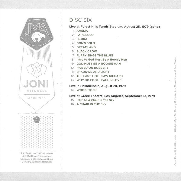 Joni Mitchell - Archives Volume 4: Asylum Years (1976-1980)(CD BOX) | Mint (M) Mint (M)-Music History