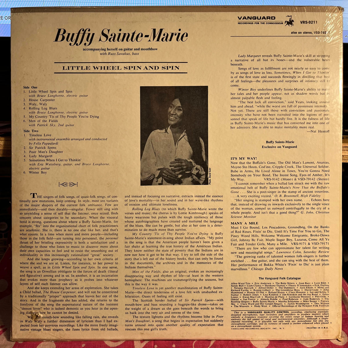 Buffy Sainte-Marie - Little Wheel Spin And Spin *SEALED* | Mint (M) Near Mint (NM)-Music History