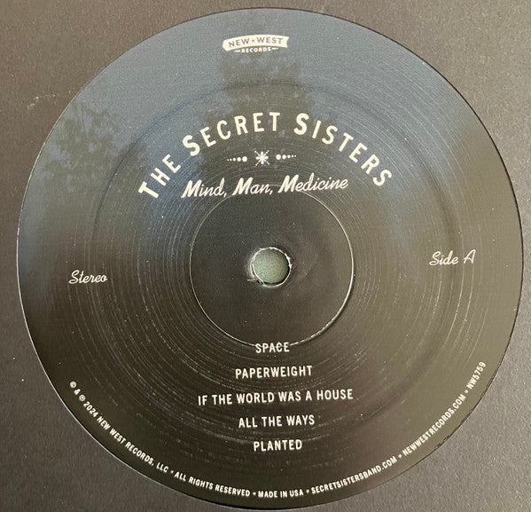 The Secret Sisters - Mind, Man, Medicine | Mint (M) Mint (M)-Music History