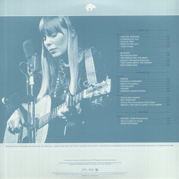 Joni Mitchell - Live At Carnegie Hall - 1969 (3xVINYL) *DISCOUNT COPY* | Mint (M) Mint (M)-Music History
