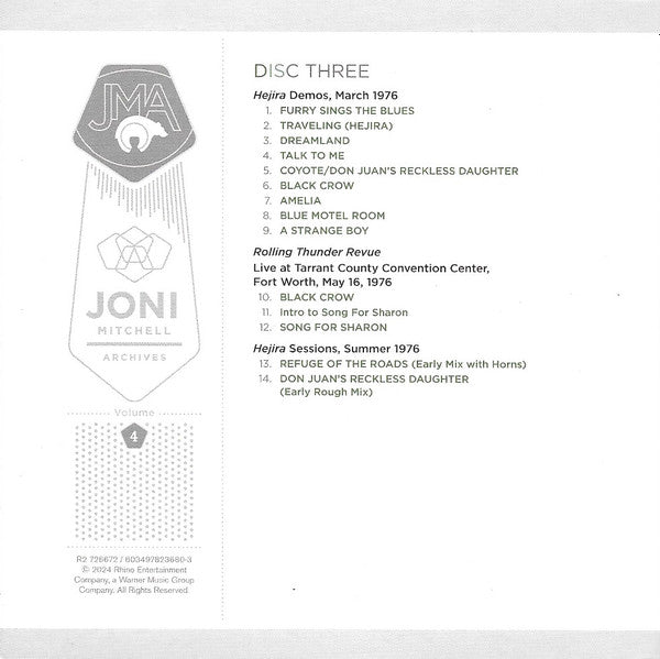 Joni Mitchell - Archives Volume 4: Asylum Years (1976-1980)(CD BOX) | Mint (M) Mint (M)-Music History