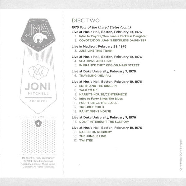 Joni Mitchell - Archives Volume 4: Asylum Years (1976-1980)(CD BOX) | Mint (M) Mint (M)-Music History
