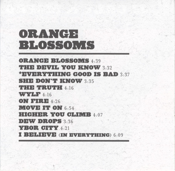 JJ Grey & Mofro - Orange Blossoms (CD) | Mint (M) Mint (M)-Music History