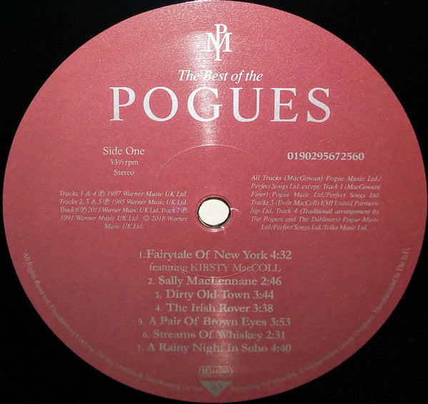 The Best Of The Pogues (VINYL)*CREASED* | Mint (M) Excellent (EX)-Music History