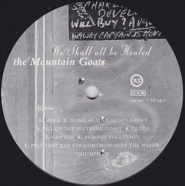 The Mountain Goats - We Shall All Be Healed | Mint (M) Mint (M)-Music History