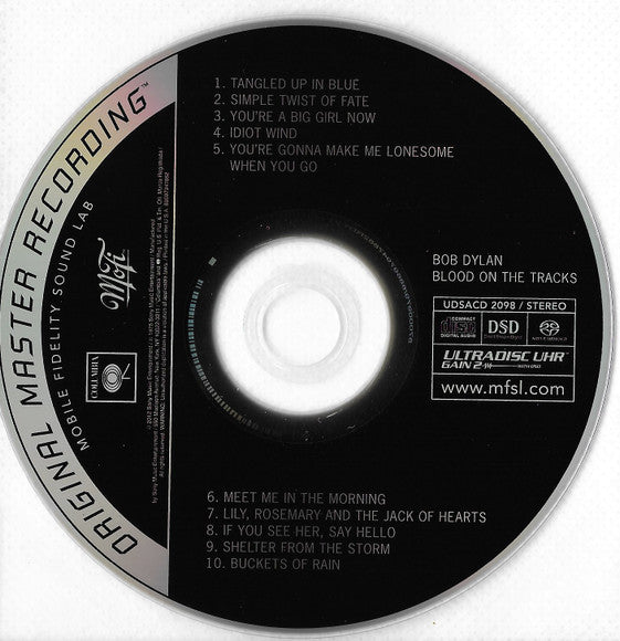 Bob Dylan - Blood On The Tracks (SACD) | Mint (M) Mint (M)-Music History