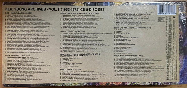 Neil Young - Neil Young Archives - Vol. I (1963-1972)(CD BOX) | Mint (M) Mint (M)-Music History