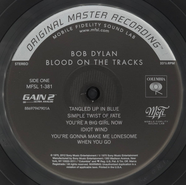 Blood On The Tracks (MFSL VINYL) | Mint (M) Mint (M)-Music History