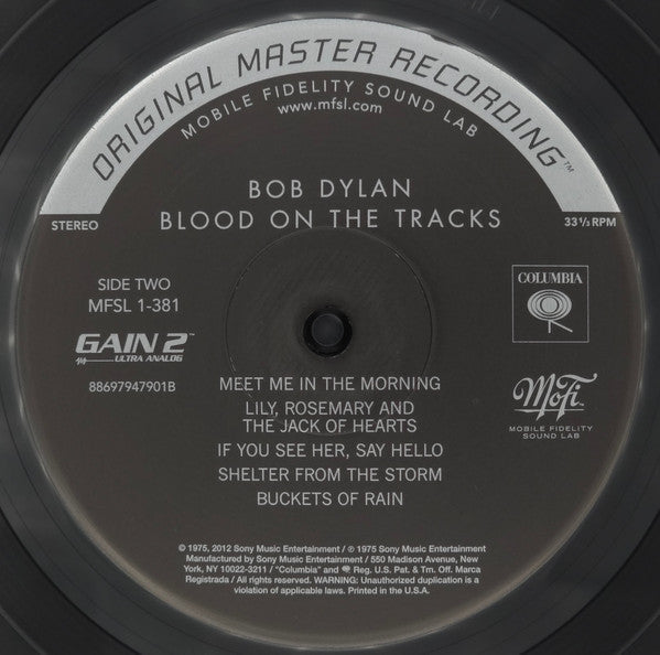 Blood On The Tracks (MFSL VINYL) | Mint (M) Mint (M)-Music History