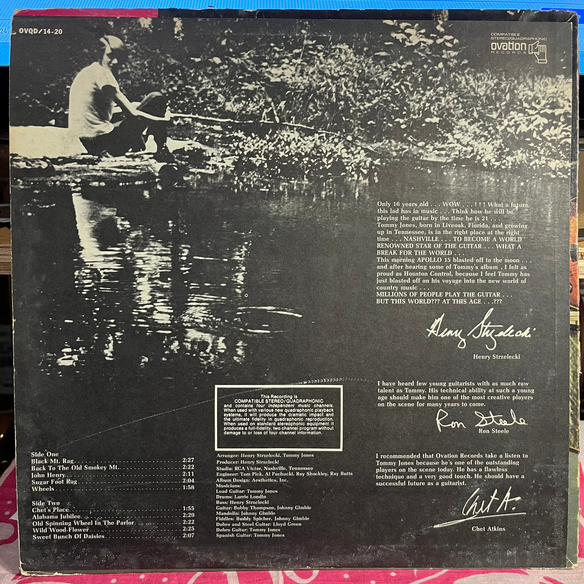 Tommy Jones - Tommy's Place *PROMO/QUAD* | Excellent (EX) Good Plus (G+)-Music History