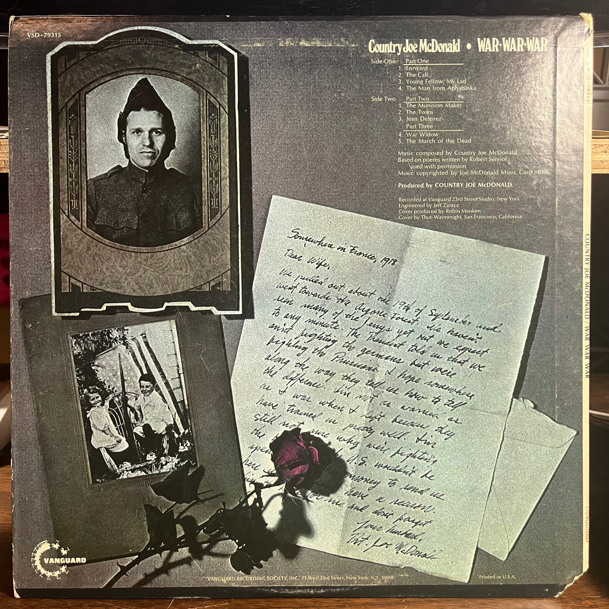 Country Joe McDonald - War War War (VINYL) | Near Mint- (NM-) Excellent+ (EX+)-Music History