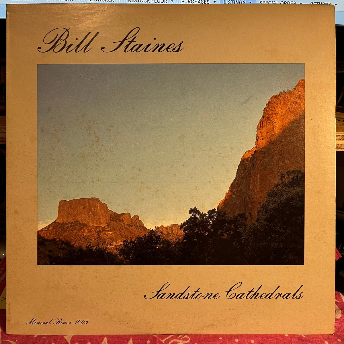 Bill Staines - Sandstone Cathedrals | Near Mint (NM) Excellent (EX)-Music History