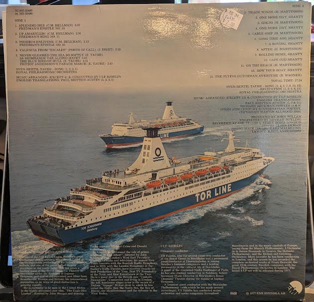 Sven-Bertil Taube - A Swedish Musical Odyssey (VINYL) | Near Mint (NM or M-)-Music History