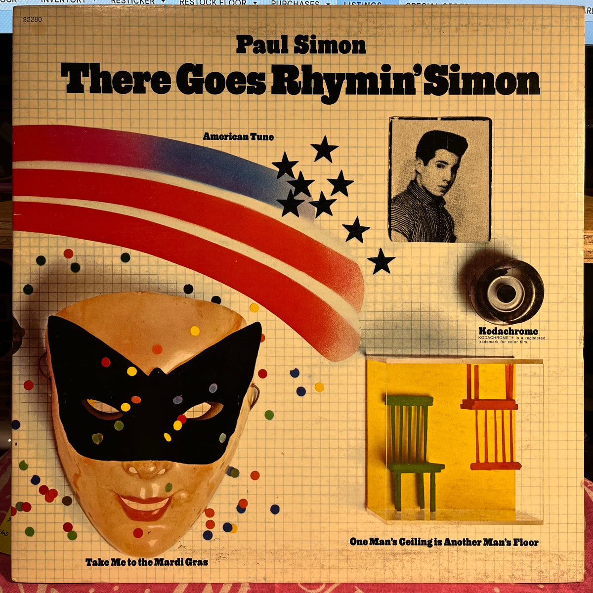 Paul Simon - There Goes Rhymin' Simon *PITMAN* | Near Mint (NM) Excellent (EX)-Music History