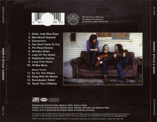 Crosby, Stills & Nash - Crosby, Stills & Nash (CD) | Near Mint (NM) Near Mint (NM)-Music History