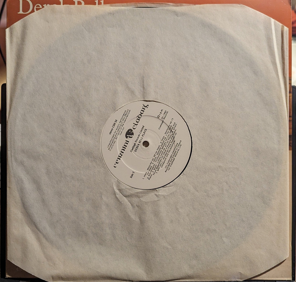 Derek Bell - Derek Bell Plays With Himself | Near Mint (NM) Near Mint (NM)-Music History
