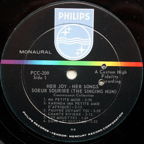 Soeur Sourire - Her Joy Her Songs | Near Mint (NM) Excellent (EX)-Music History