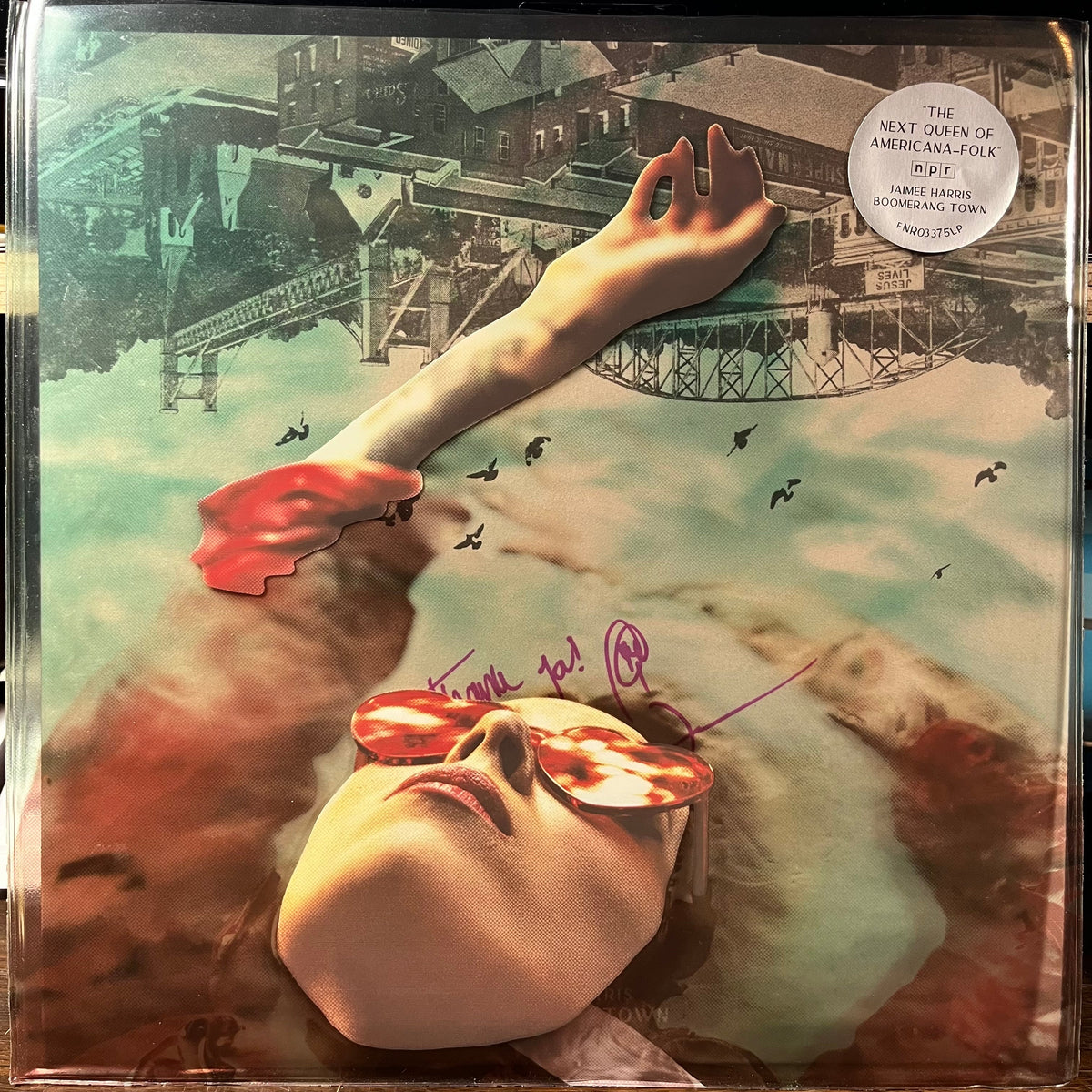 Jaimee Harris - Boomerang Town *SIGNED*(VINYL) | Near Mint (NM) Mint (M)-Music History