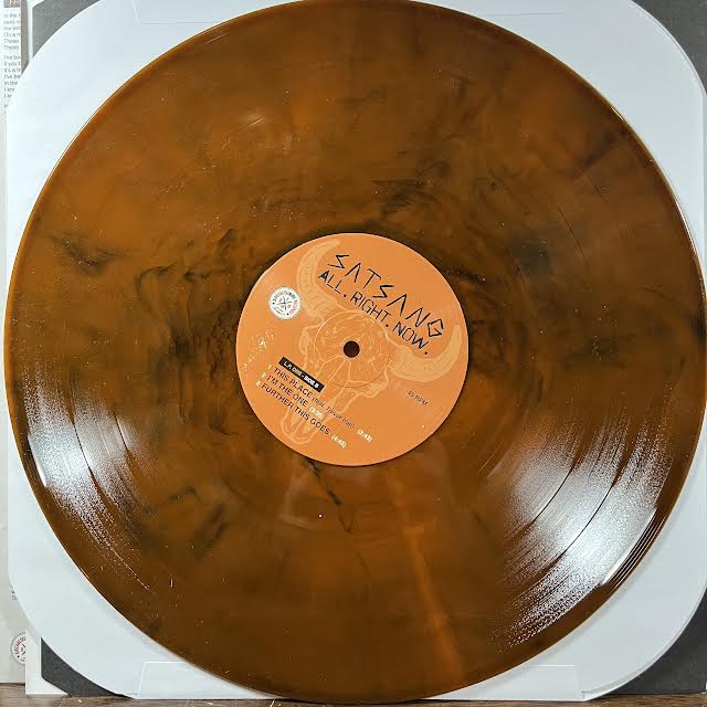 Satsang (2) - All. Right. Now. (ORANGE W/ BLACK SMOKE VINYL) | Near Mint (NM or M-)-Music History