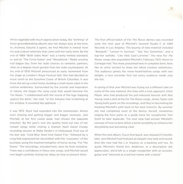Archives – Volume 3: The Asylum Years (1972-1975) (5x CD BOX) | Near Mint (NM or M-) Excellent+ (EX+)-Music History