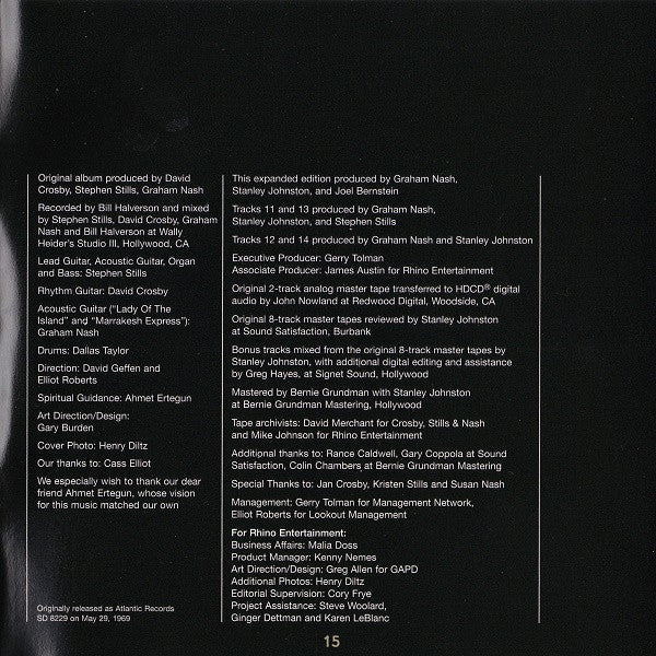 Crosby, Stills & Nash - Crosby, Stills & Nash (CD) | Near Mint (NM) Near Mint (NM)-Music History