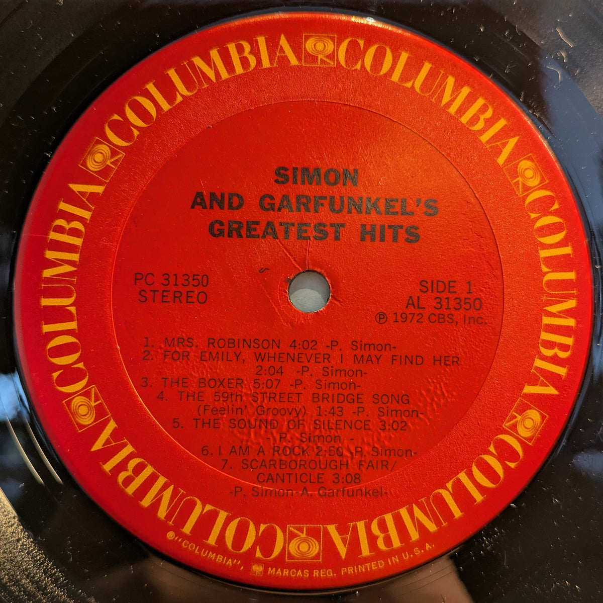 Simon & Garfunkel - Simon And Garfunkel's Greatest Hits (VINYL) | Near Mint (NM) Excellent (EX)-Music History
