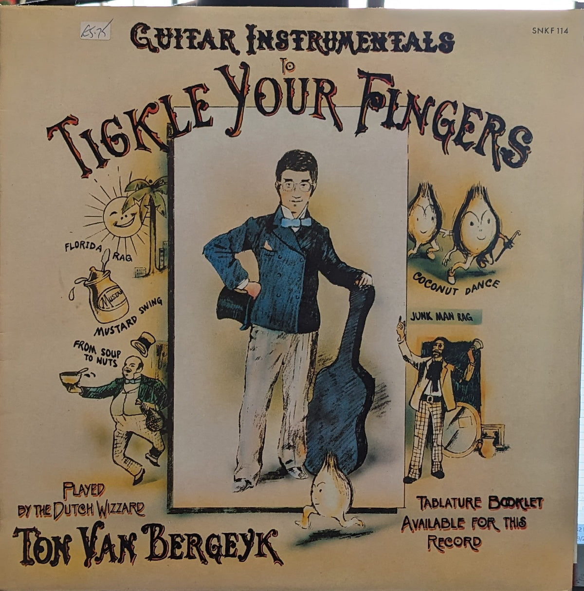 Ton Van Bergeijk - Guitar Instrumentals To Tickle Your Fingers | Near Mint (NM) Near Mint (NM)-Music History