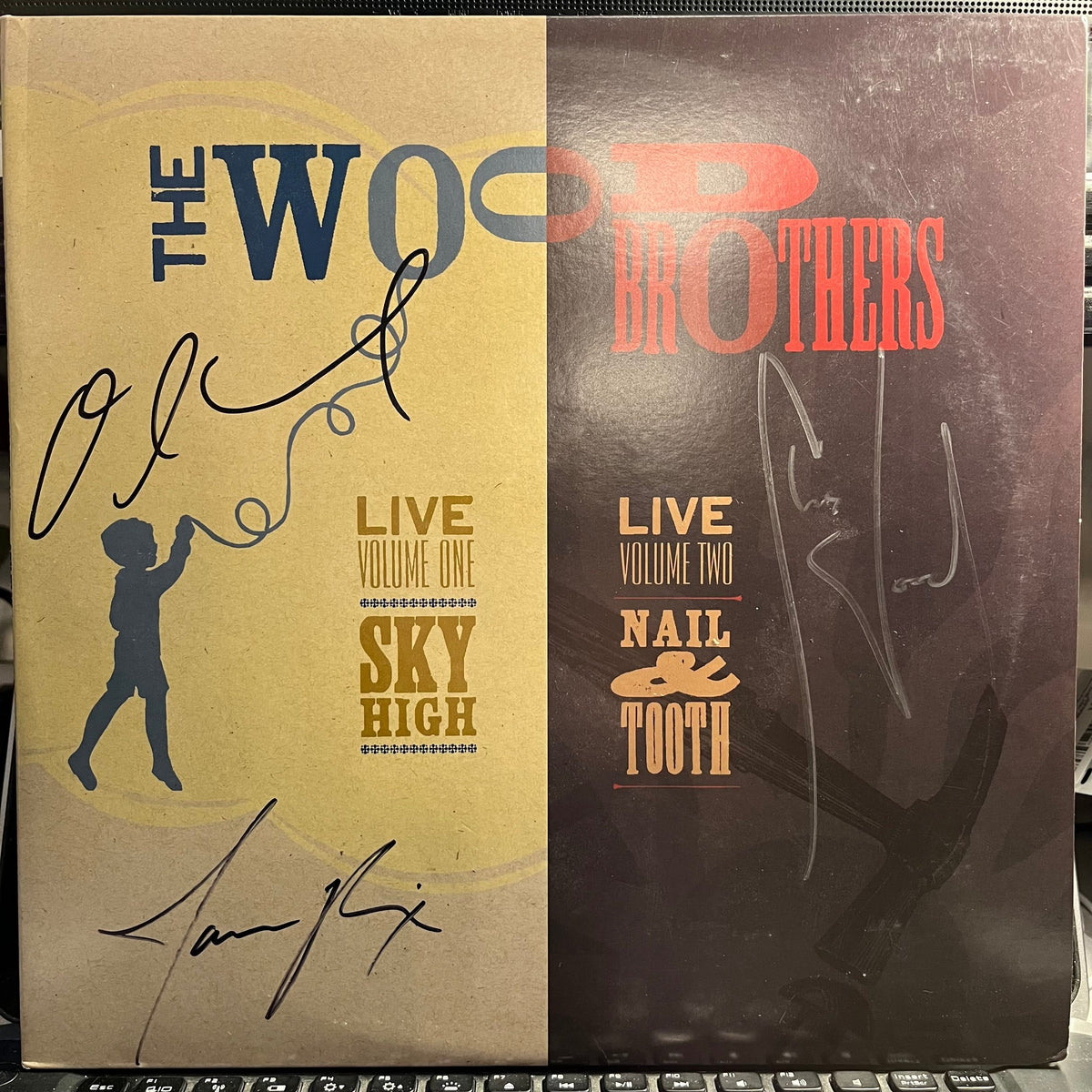 The Wood Brothers - Live Volumes 1 And 2 (2xVINYL)*SIGNED* | Near Mint (NM)-Music History