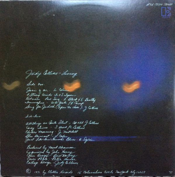 Judy Collins - Living *PITMAN* | Near Mint (NM) Near Mint (NM)-Music History