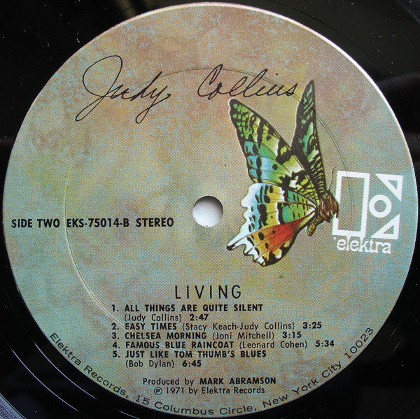 Judy Collins - Living *PITMAN* | Near Mint (NM) Near Mint (NM)-Music History