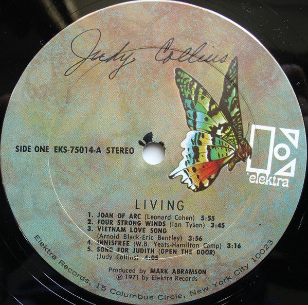 Judy Collins - Living *PITMAN* | Near Mint (NM) Near Mint (NM)-Music History