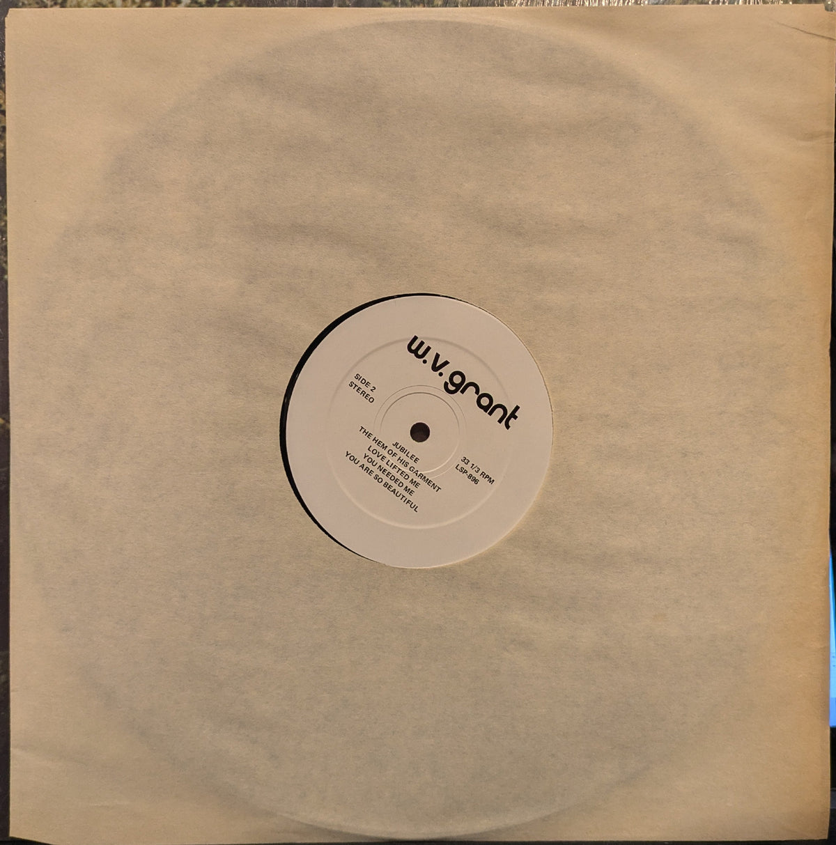 W.V. Grant, Jr. - You're Everything I'd Hoped For | Very Good Plus (VG+) Near Mint (NM)-Music History