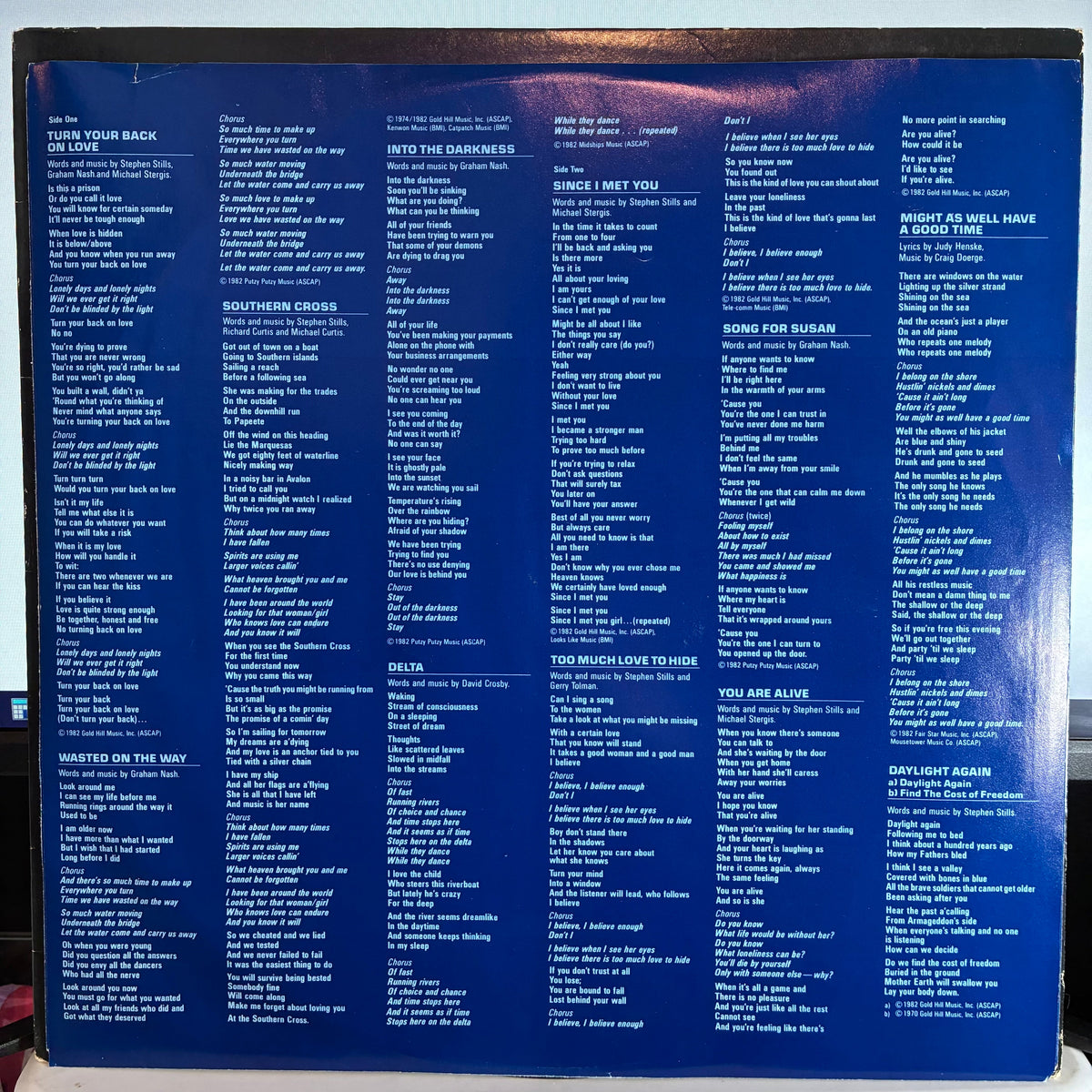 Crosby, Stills & Nash - Daylight Again (VINYL) | Very Good Plus (VG+)-Music History