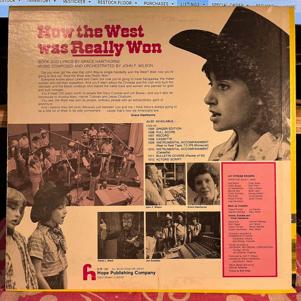 Grace Hawthorne - How The West Was Really Won | Very Good Plus (VG+) Excellent (EX)-Music History