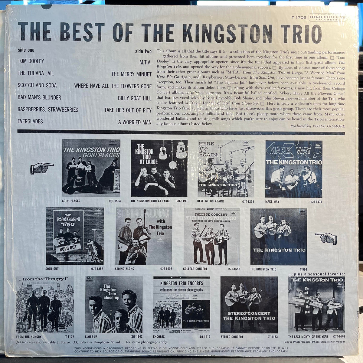 Kingston Trio - The Best Of The Kingston Trio | Very Good (VG) Near Mint (NM)-Music History