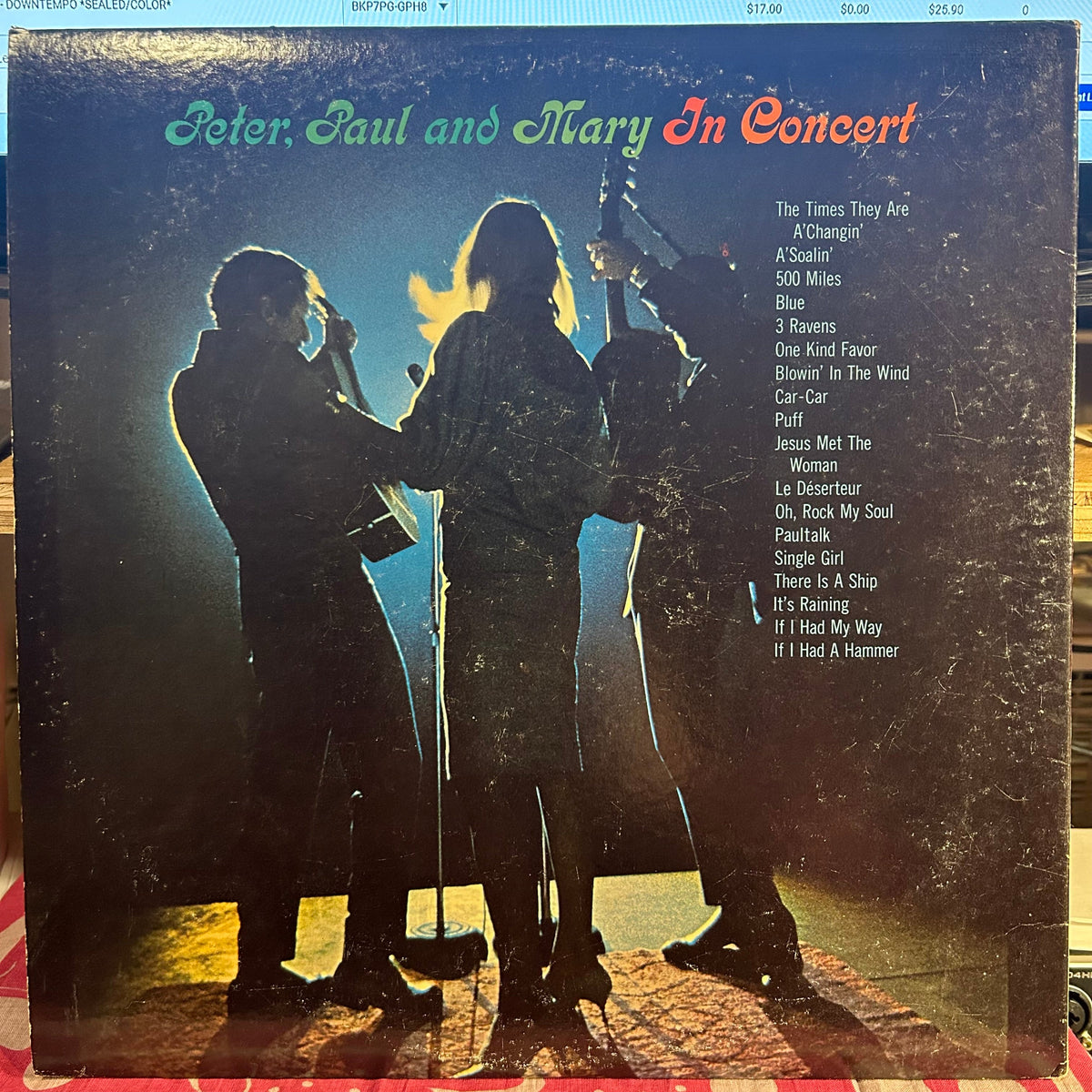 Peter, Paul & Mary - In Concert *GOLD LABEL* | Very Good (VG) Very Good Plus (VG+)-Music History