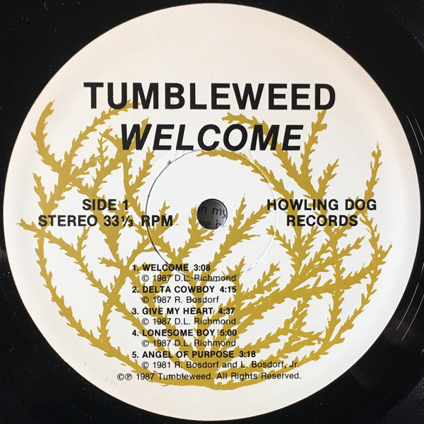 Tumbleweed (7) - Welcome | Mint (M) Mint (M)-Music History