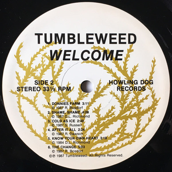 Tumbleweed (7) - Welcome | Mint (M) Mint (M)-Music History