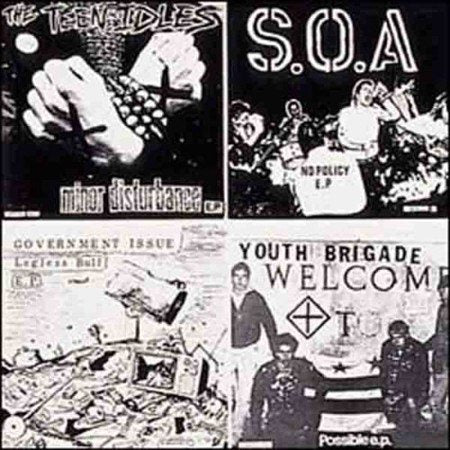 VARIOUS ARTISTS - FOUR OLD SEVEN INCHES (VINYL LP Dischord DCH14.1) | NEW-Music History