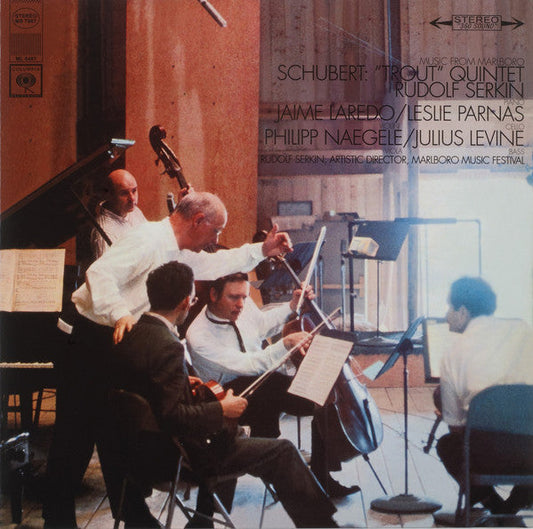 Franz Schubert, Rudolf Serkin, Jaime Laredo, Lesli - Music From Marlboro Schubert: "Trout" Quintet |-Music History
