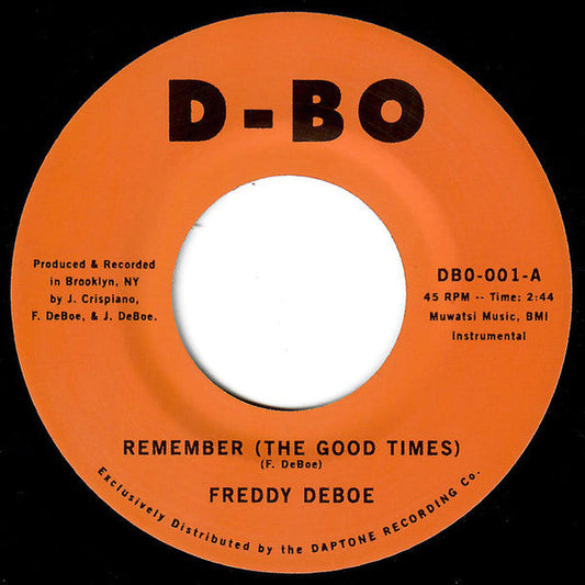 Remember (The Good Times) | Mint (M) Generic-Music History