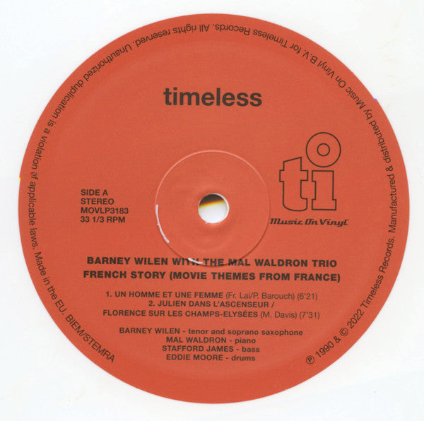 Barney Wilen - French Story – Movie Themes From France | Mint (M) Mint (M)-Music History