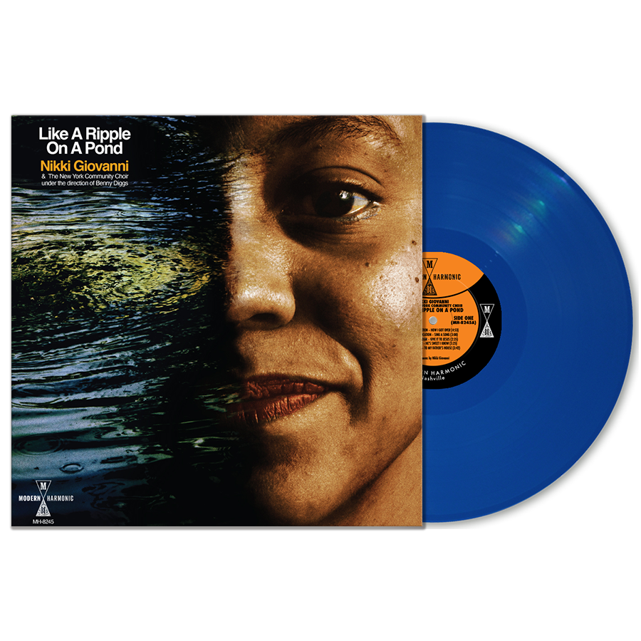 Nikki Giovanni - Like A Ripple On A Pond (OPAQUE BLUE VINYL) | Mint (M) Mint (M)-Music History