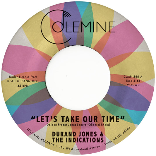 Durand Jones & The Indications - Let's Take Our Time / Flower Moon (RANDOM COLOR VINYL 7") | Mint (M) Mint (M)-Music History